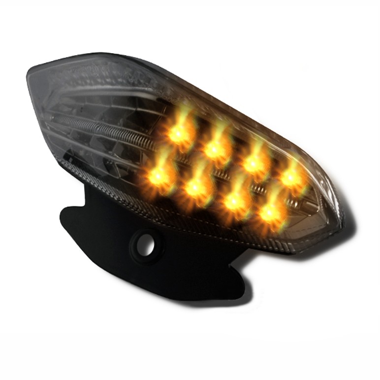 LED-tail-light + indicators Ducati Hypermotard 796/ 1100/ EVO 07-12 light smoke