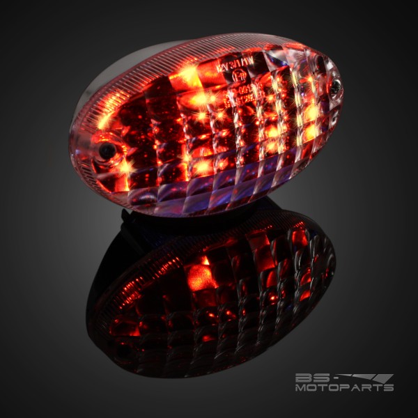 LED-Tail-Light with licence plate light Buell XB 9/12 R/S/SX/SCG/ Firebold/ Lightning/ City 02-10 clear