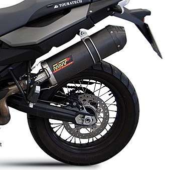 Auspuff MIVV Sport Oval BMW F 650 GS 08-11 Carbon