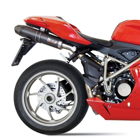 Exhaust MIVV Sport Oval 2 Ducati 1098 07-08 Carbon (Underseat)
