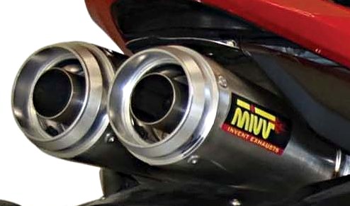 Auspuff MIVV Sport X-cone Honda CBR 1000 RR Fireblade  06-07 Edelstahl/Aluminium (Underseat)