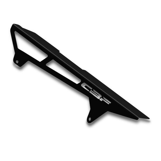 Chain guard Honda CBF 600 / S 08-12 / CBF 1000 / F 10-12 Stainless steel black Logo