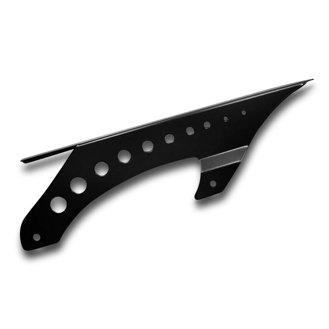 Chain guard Honda Africa Twin XRV 650 88-898 / Africa Twin XRV 750 90-03 Stainless steel black