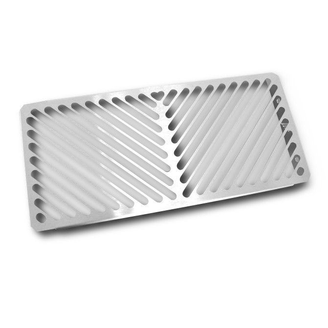 MP K&uuml;hlerabdeckung Honda Hornet 600/ S 98-03 Edelstahl