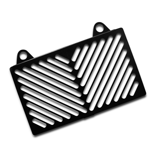 MP K&uuml;hlerabdeckung Yamaha MT-03 06-12 Edelstahl schwarz