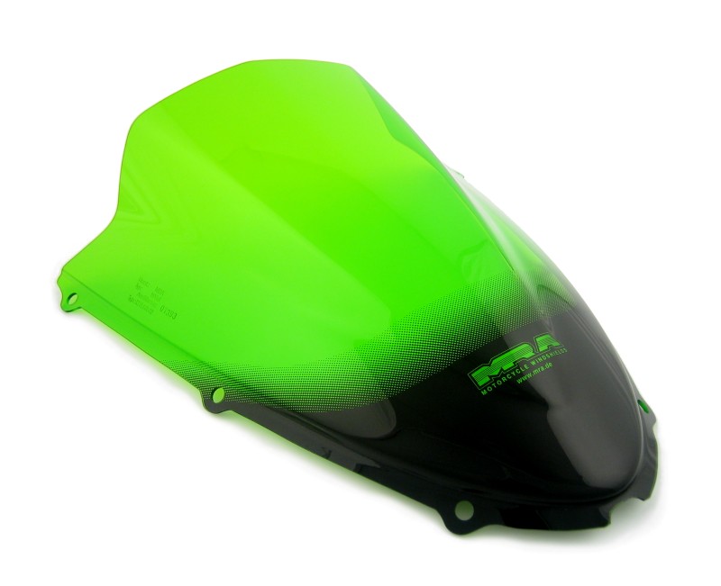 double bubble screen MRA Kawasaki ZX-6R ZX-10R 05- green
