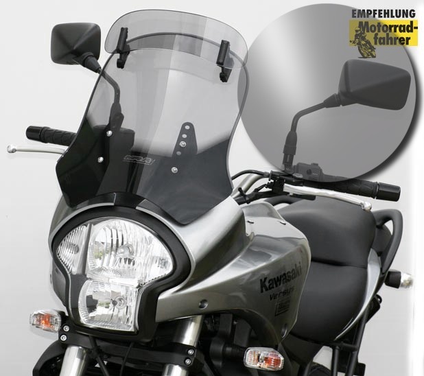 Vario Touring Screen MRA Kawasaki Versys 06-09 light smoke