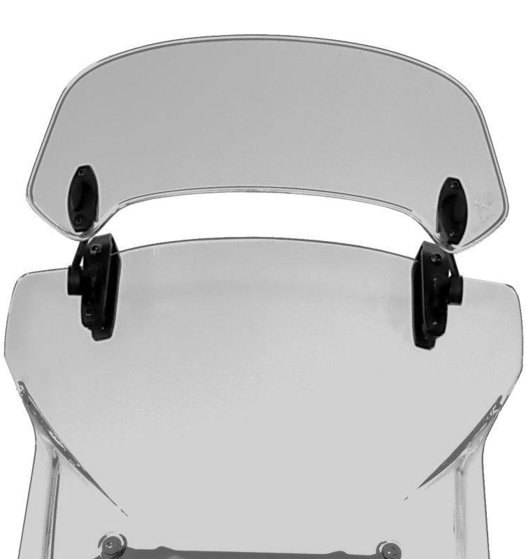 MRA X-Creen Spoiler/ XCC mounting clamps light smoke