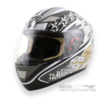 Integralhelm MT Revenge Brave grau Gr. S