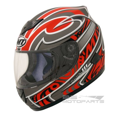 Integralhelm MT Imola grau-rot Gr. S