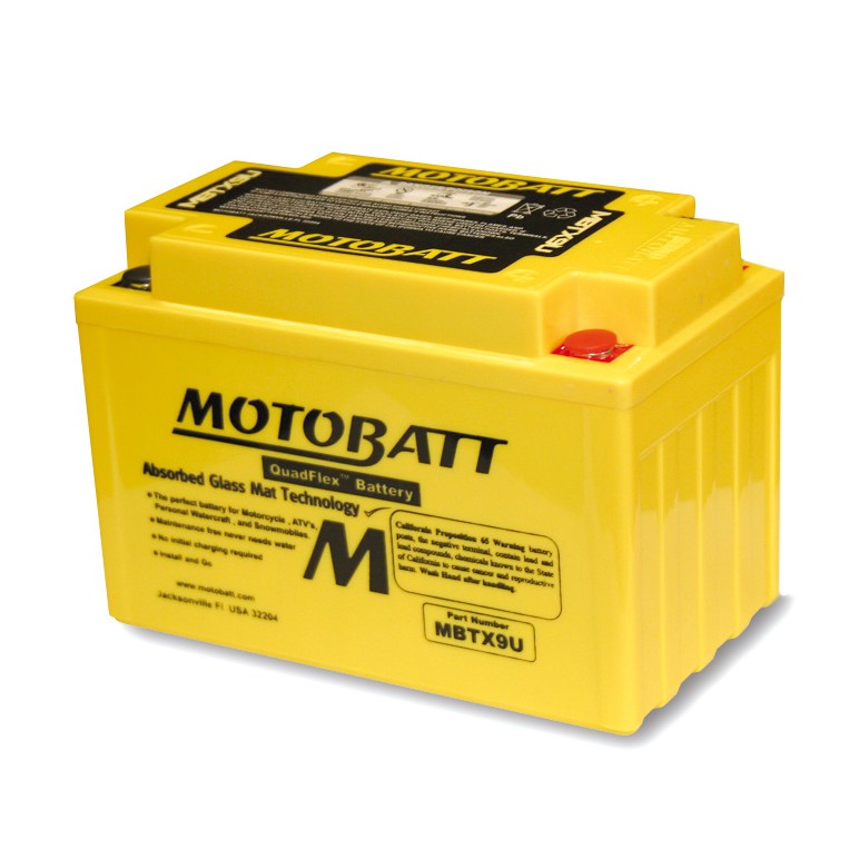 Motorfiets Accu AGM Motobatt MBTX9U