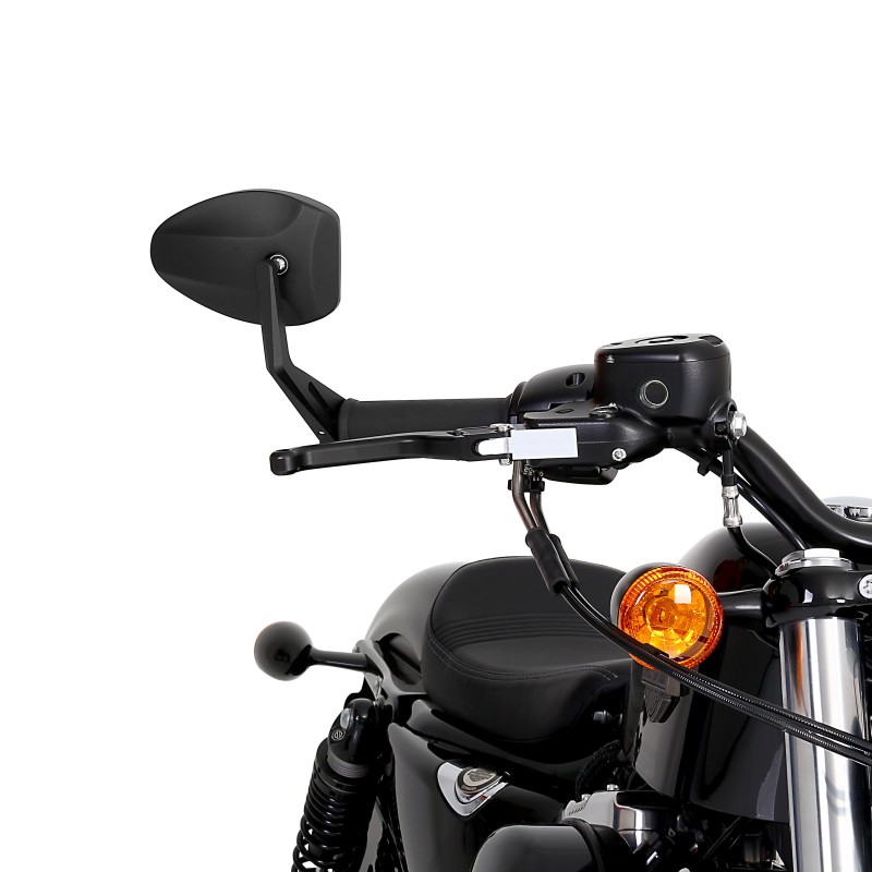 Specchietti Retrovisore Manubrio Moto Guzzi V7 II Stone Ferrara 2 (coppia) nero eBay