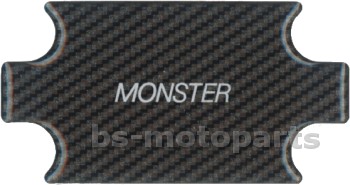 Gabelbr�ckenabdeckung Ducati Monster Carbon-Look
