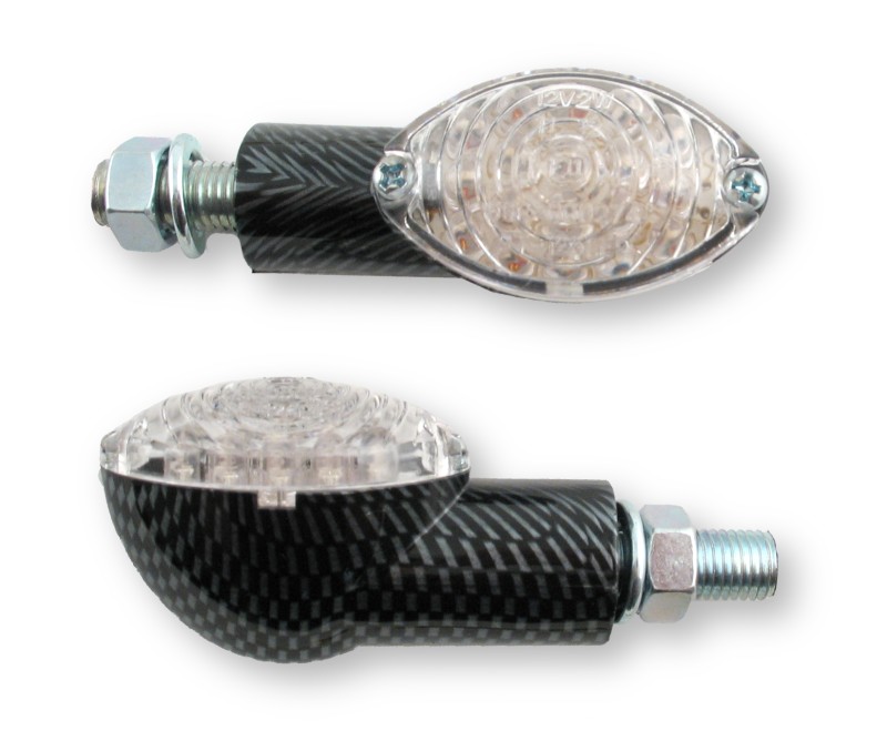 LED indicators Luna Carbon-Look long