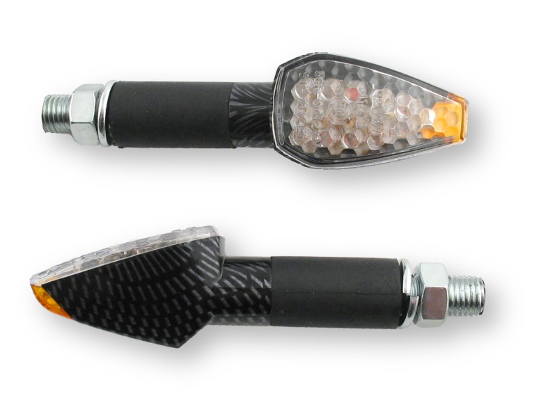 LED indicators Peak Carbon-Look long