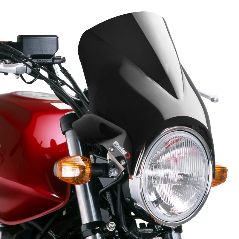 Fly screen Puig Windy Honda CG 125 /  Yamaha YBR 125 08-12 black
