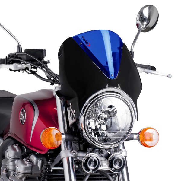 Fly screen Puig Vsion  Honda Hornet 600 03-04 black / blue