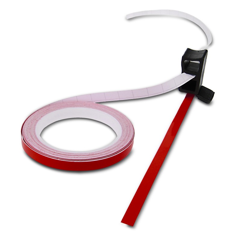 Motorcycle rim tape universal red
