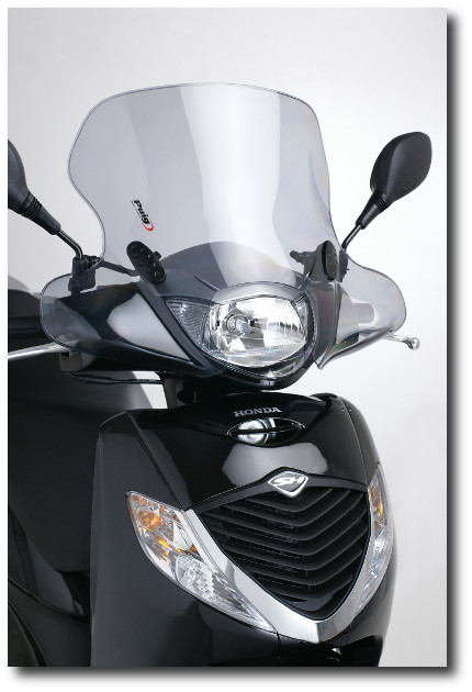 Scooter Screen Puig City Touring Honda Scoopy SH 125/150 i 05-08 light smoke
