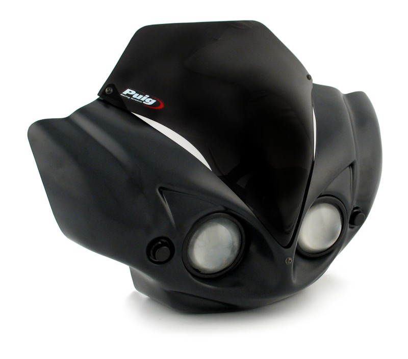 Streetfighter Headlight Fairing Puig Matrix black/black