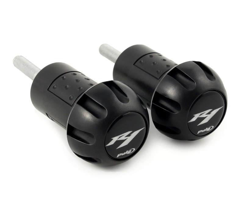 Crash bobbins Yamaha YZF R1 R 1 02-03 black