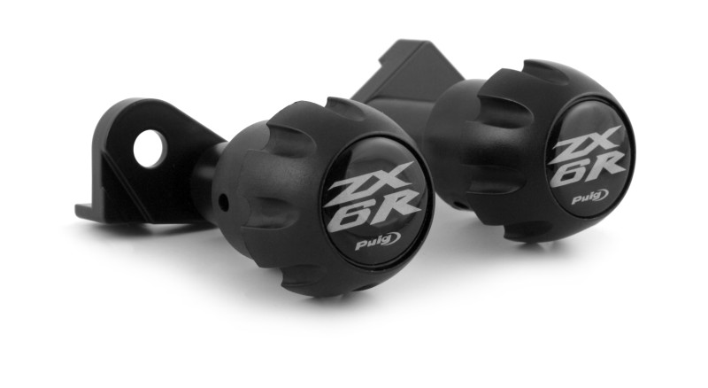 Crash Bobbins Puig Kawasaki ZX-6R 09-12 black