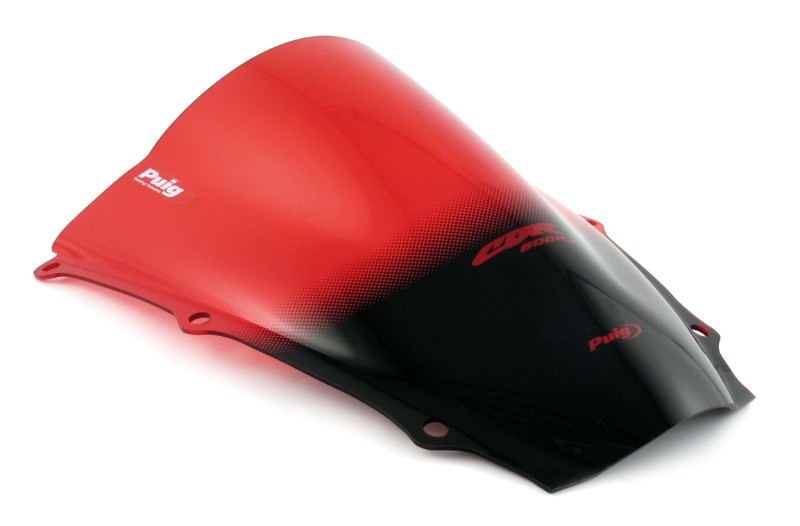 Double bubble screen Puig Honda CBR 600 RR 03-04 red