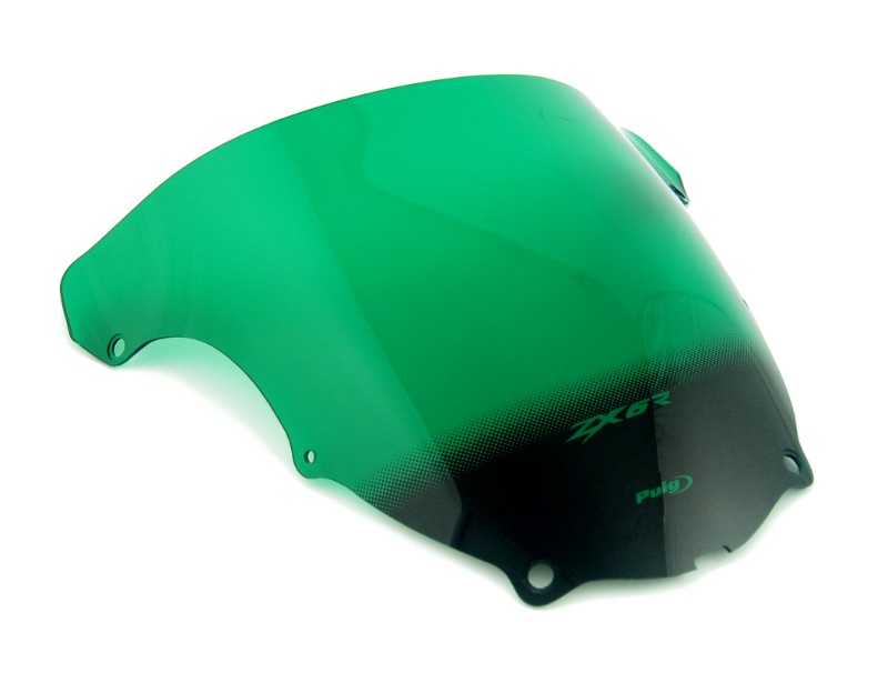 Standard Screen Puig Kawasaki ZX-6R 03-04 green