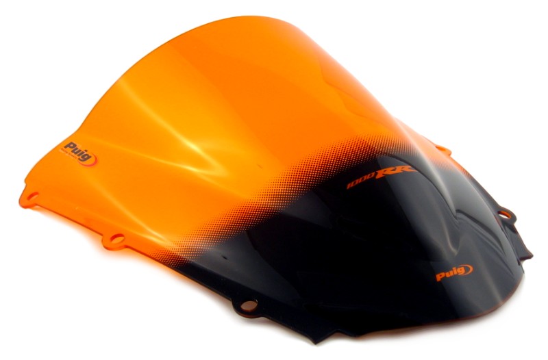 Double bubble screen Puig Honda CBR 1000 RR Fireblade 04-07 orange