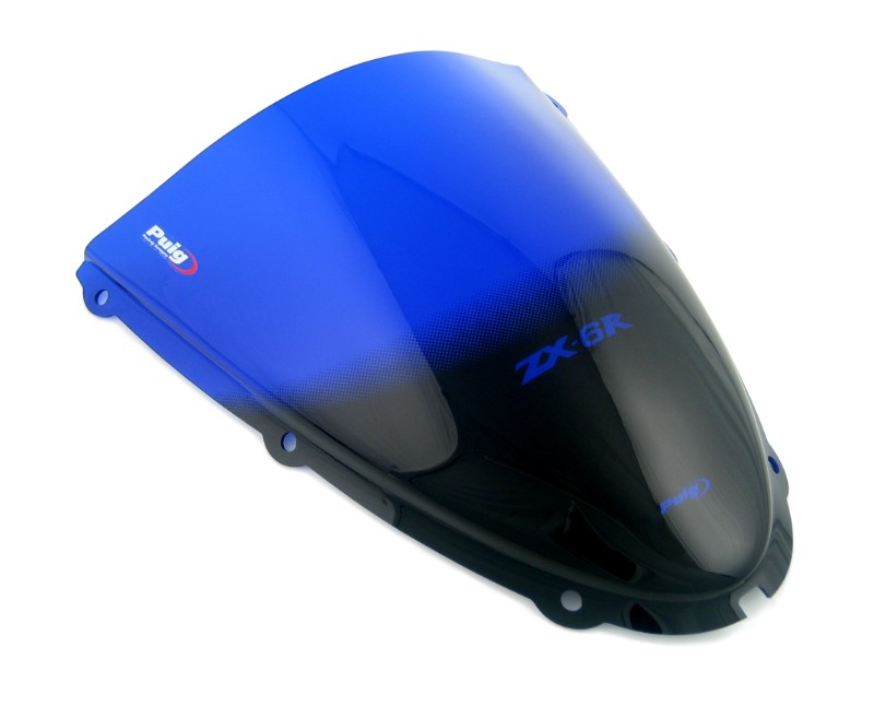 Standard Screen Puig Kawasaki ZX-6R 05-08 blue