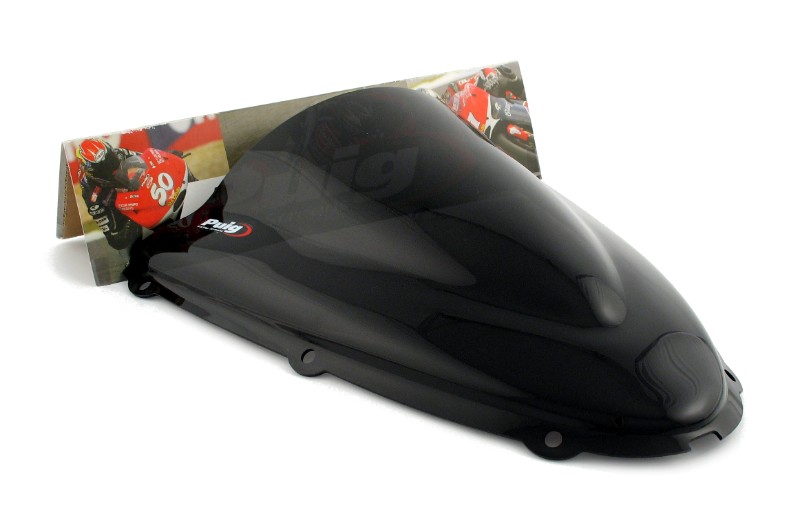 Double bubble screen Puig Kawasaki ZX-6R/ZX-10R 05-08 dark smoke