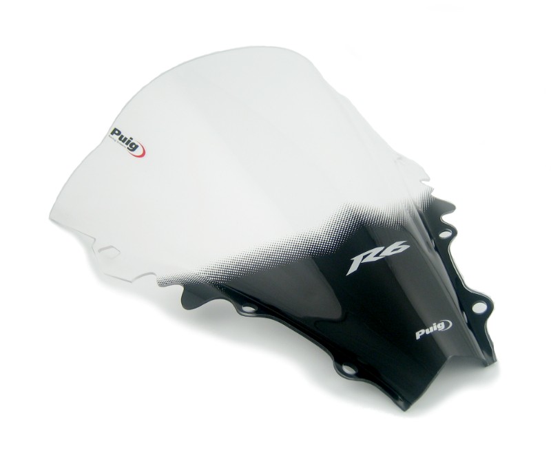 Double bubble screen Puig Yamaha YZF R6  06-07 clear
