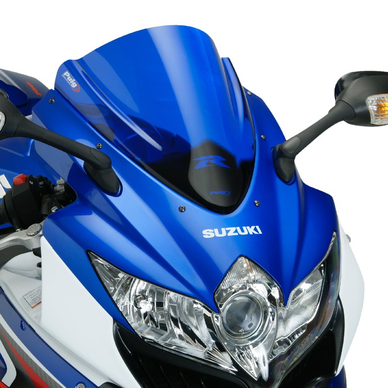 Double bubble screen Puig Suzuki GSXR 600/750 08-10 blue
