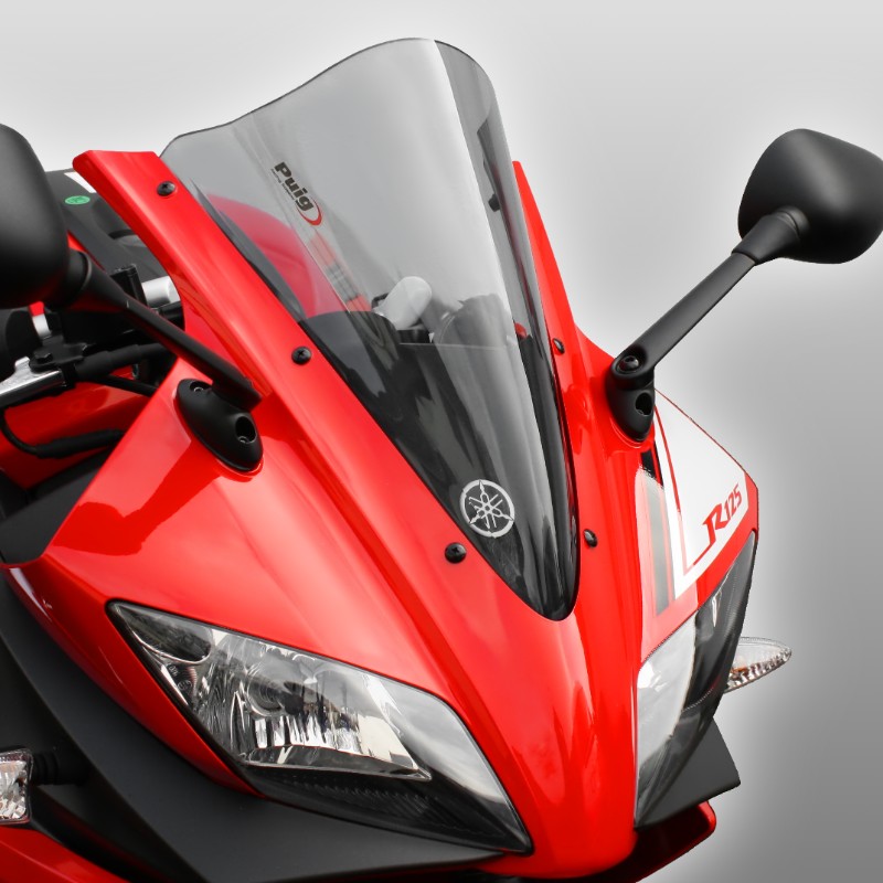 Double bubble screen Puig Yamaha YZF-R 125 08-12 light smoke