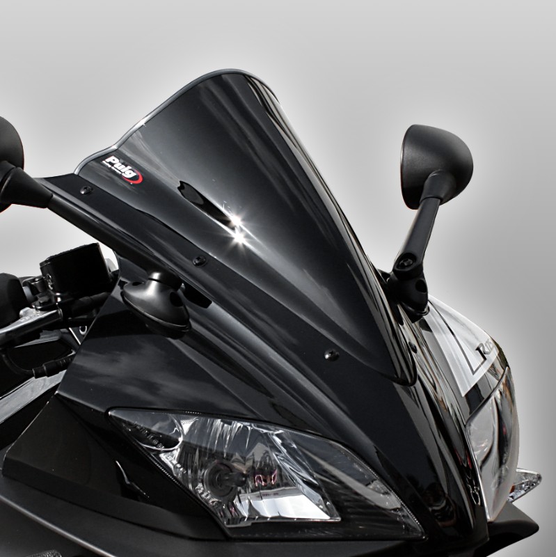 Double bubble screen Puig Yamaha YZF-R 125 08-12 black