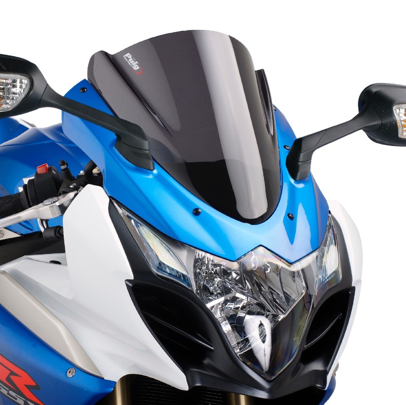 Double bubble screen Puig Suzuki GSX-R 1000 09-12 light smoke