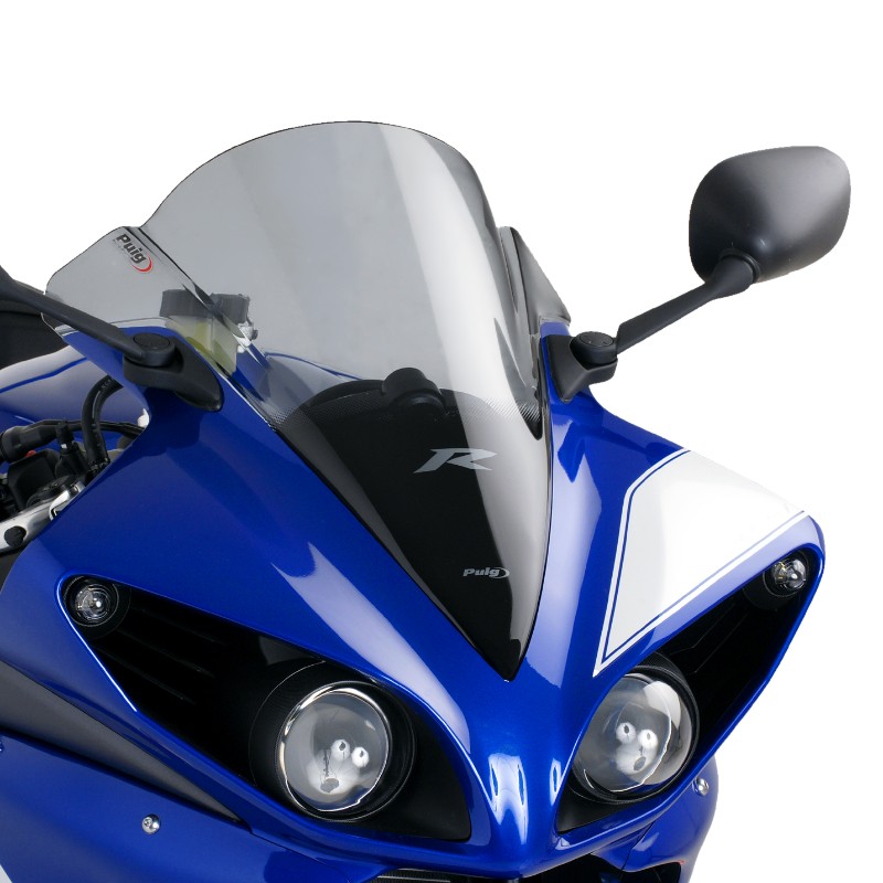 Double bubble screen Puig Yamaha YZF-R1 09-12 light smoke