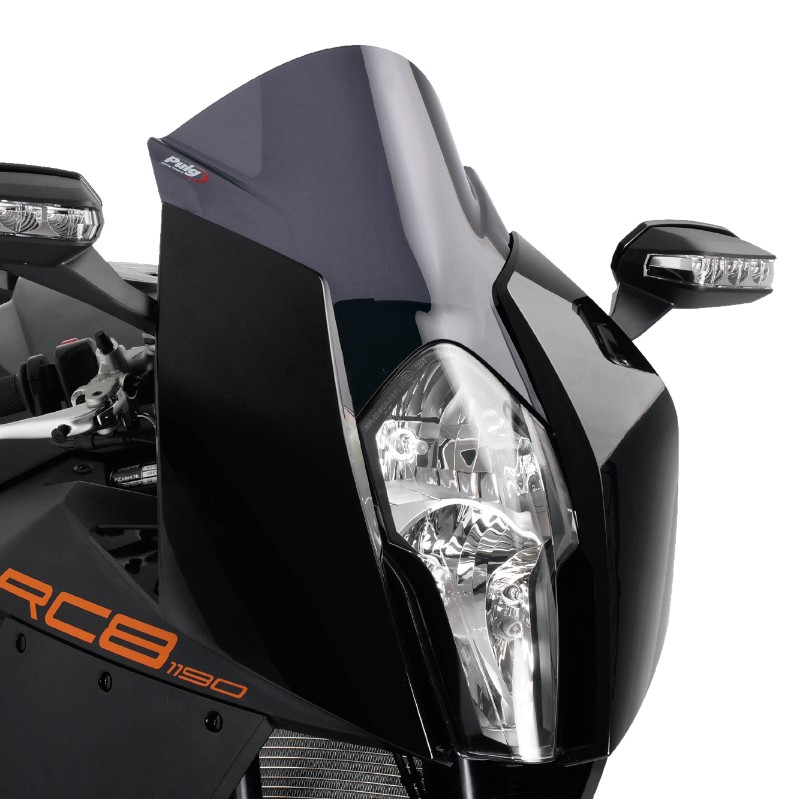 Double bubble screen Puig KTM RC8 1190 09-12 dark smoke