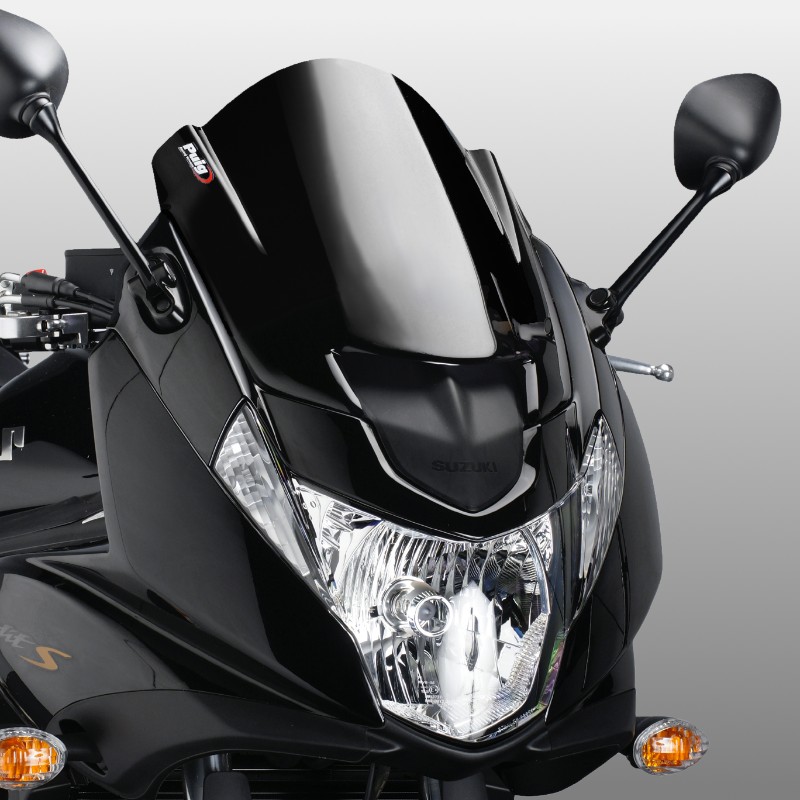 Double bubble screen Puig Suzuki GSF 650 Bandit S 09-12 black