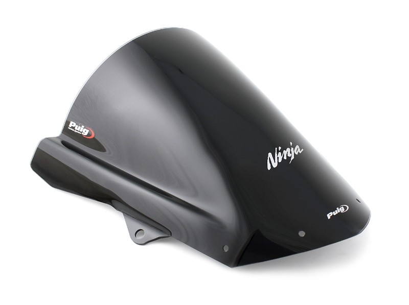 Bulle Racing Puig Kawasaki ZX6R/ZX10R 08-10 noir+logo