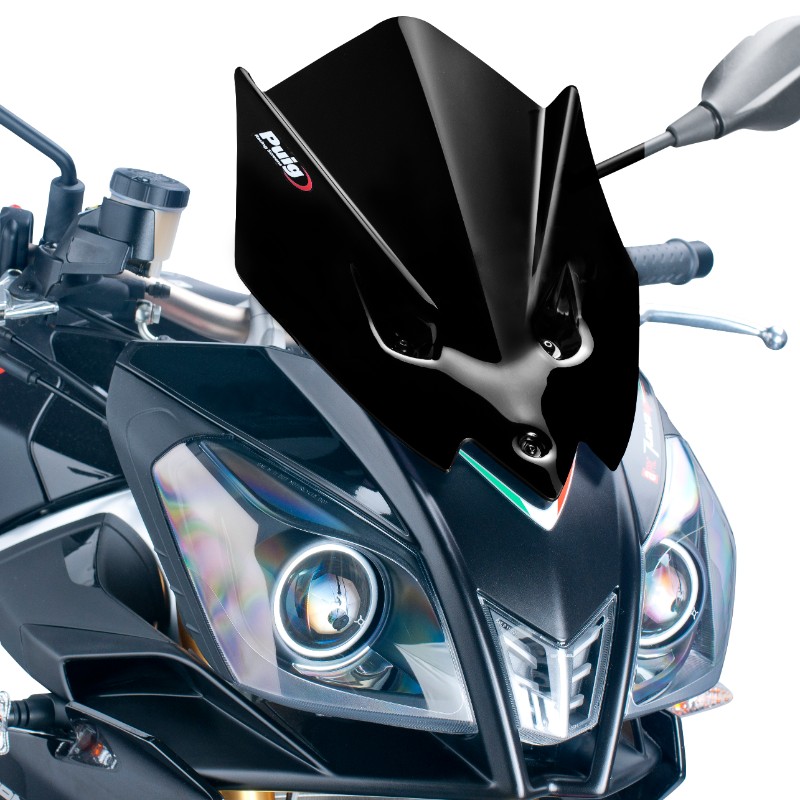 Racingscheibe Puig Aprilia Tuono V4 R 11-12 schwarz