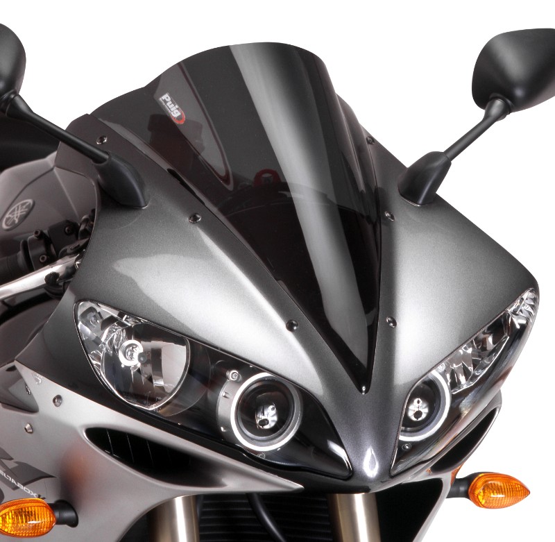 Double bubble screen Puig Yamaha YZF R1  04-06 dark smoke