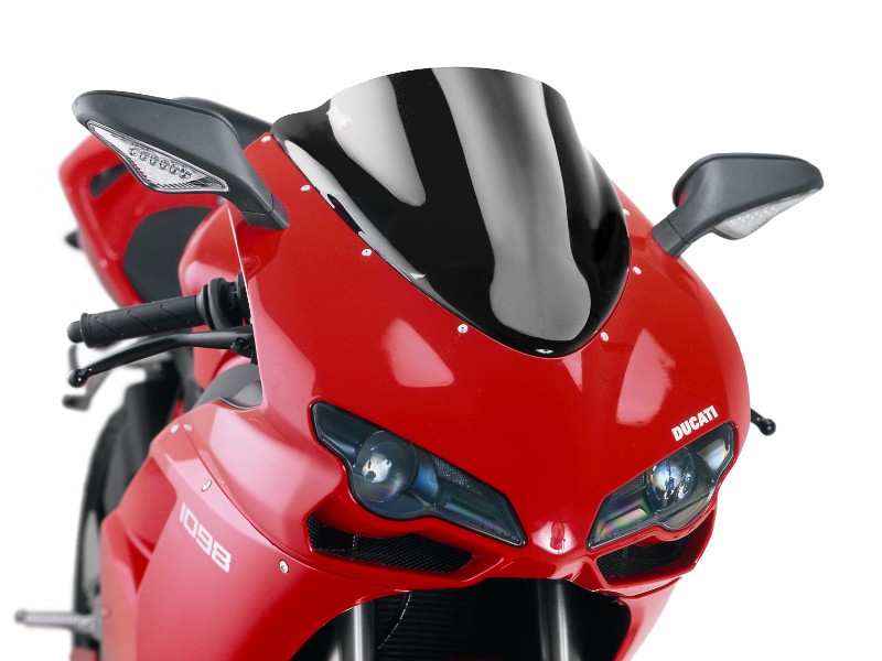 Double bubble screen Puig Ducati 848/1098/1198 black