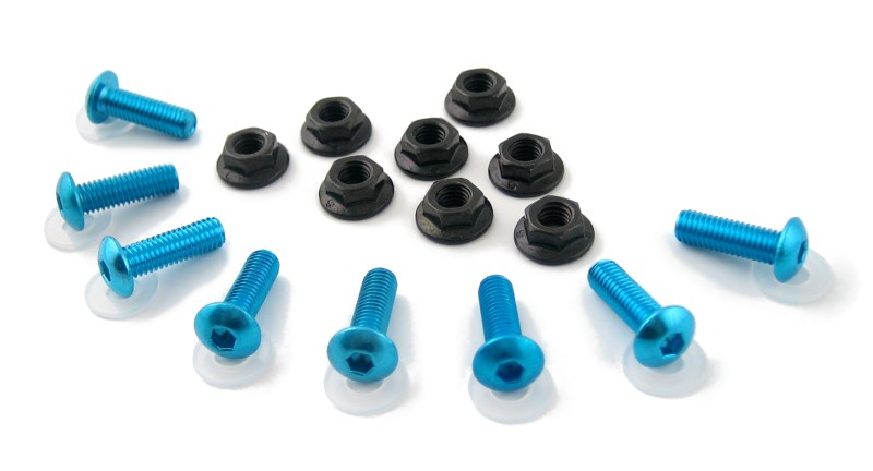 Set of fairing screws Puig blue