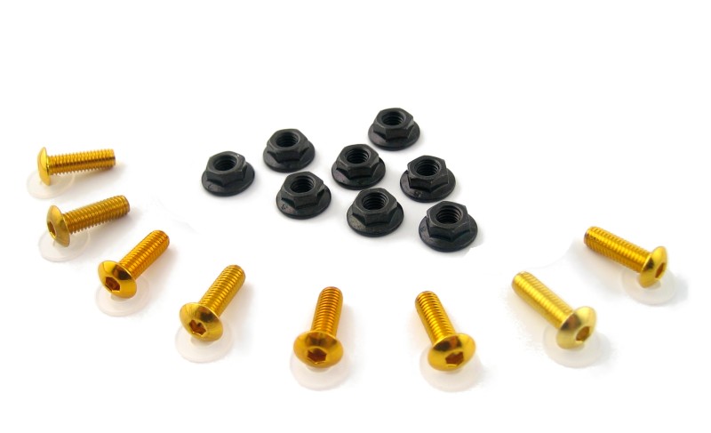 Set of fairing screws Puig gold