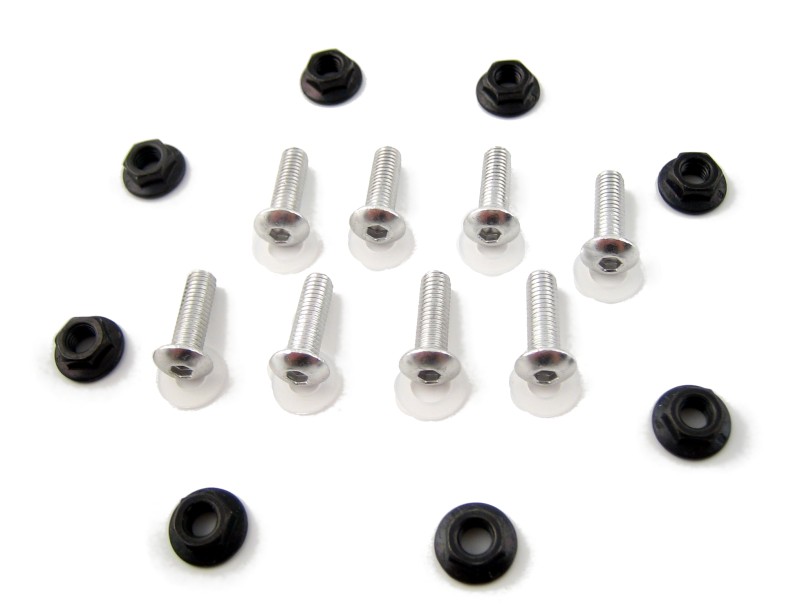 Set of fairing screws Puig silver