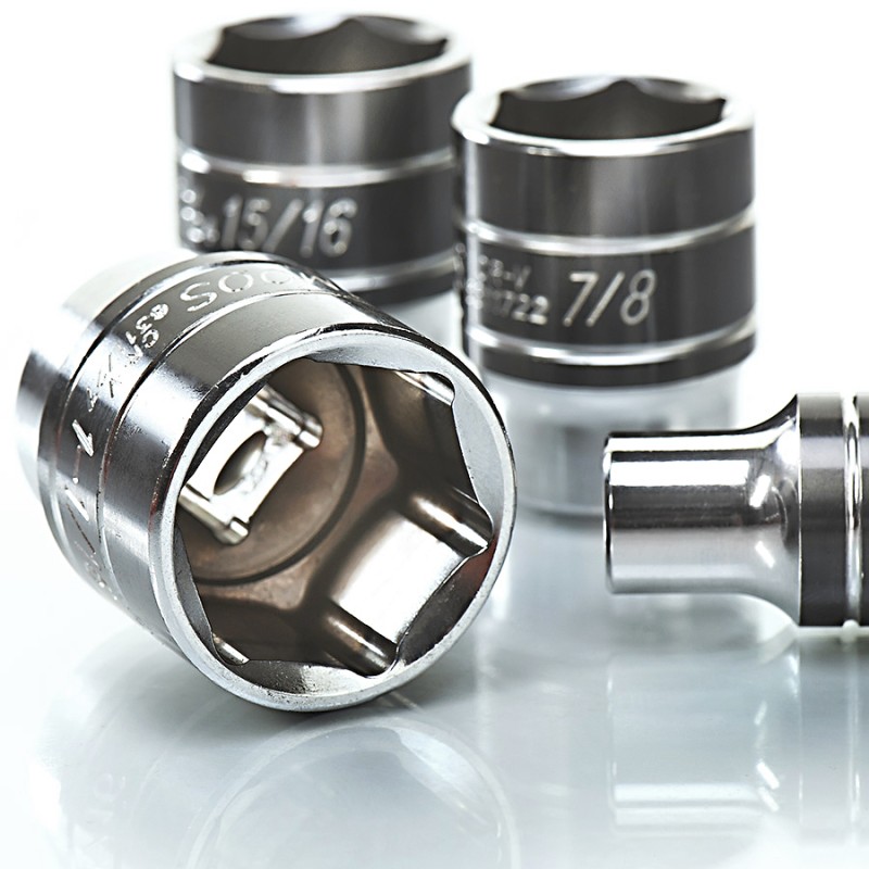 Smoos Tools inch socket set, 1/2 inch, 17Piece for Harley Davidson