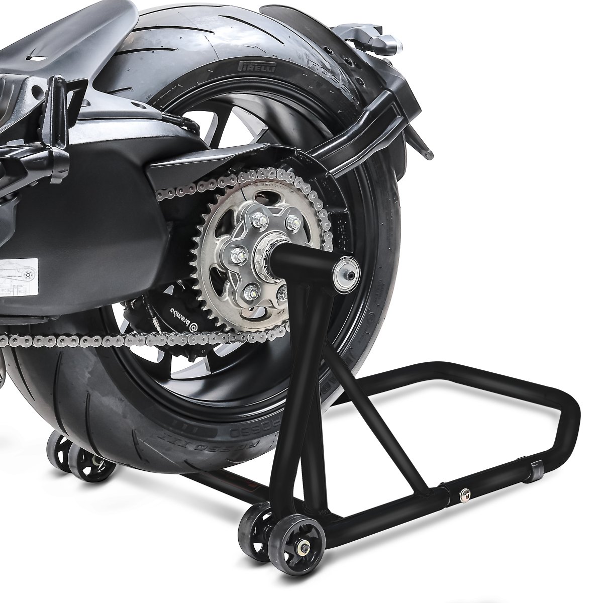 Constands Single Classic Einarm-Montageständer - Hinterradständer Für Motorräder Mit Einarmschwinge