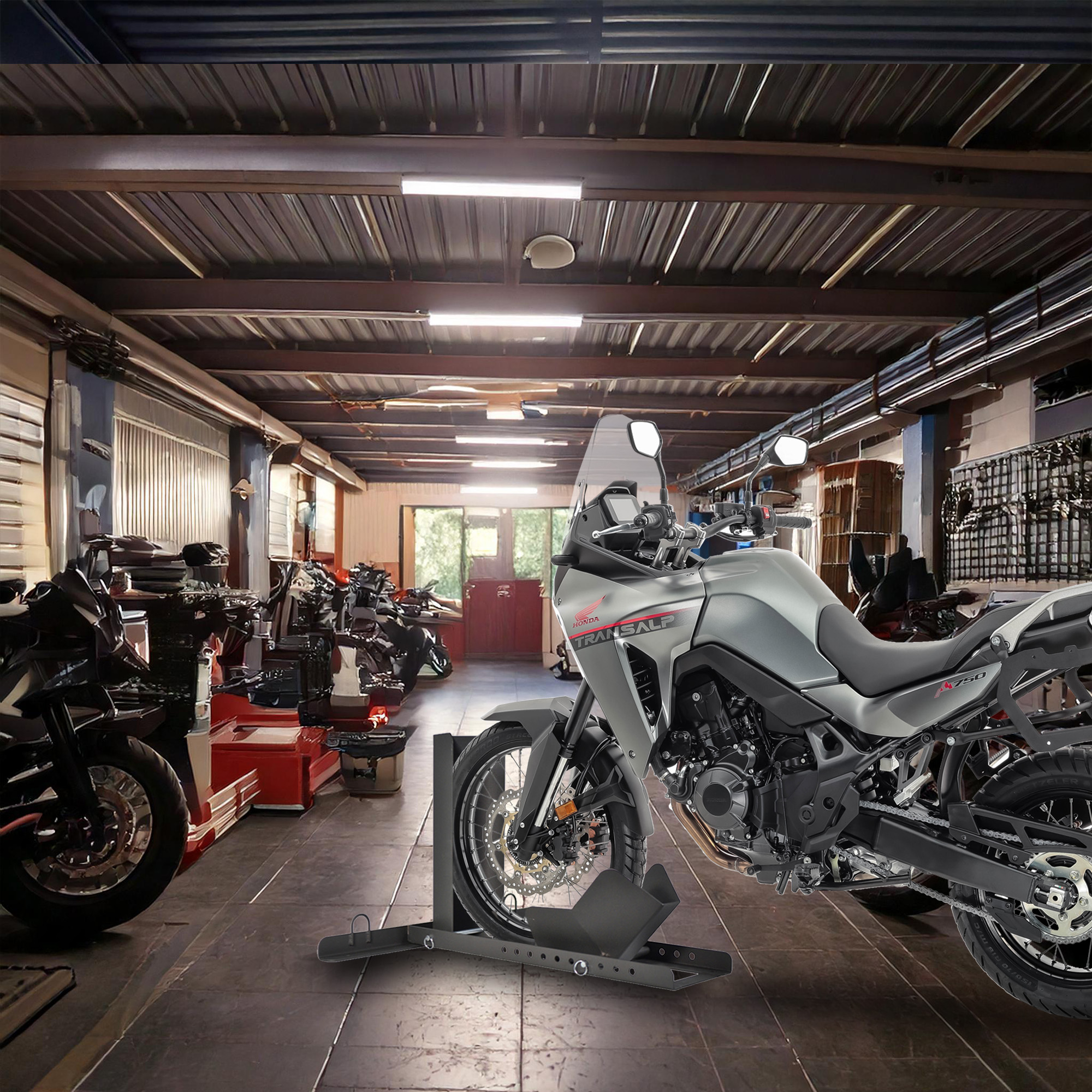Béquille Avant Moto ConStands – Pour Kawasaki ZX-6R, ZX-7R, ZZR Et Autres – Réglable Et Robustee – Pour Entretien Roue Avant