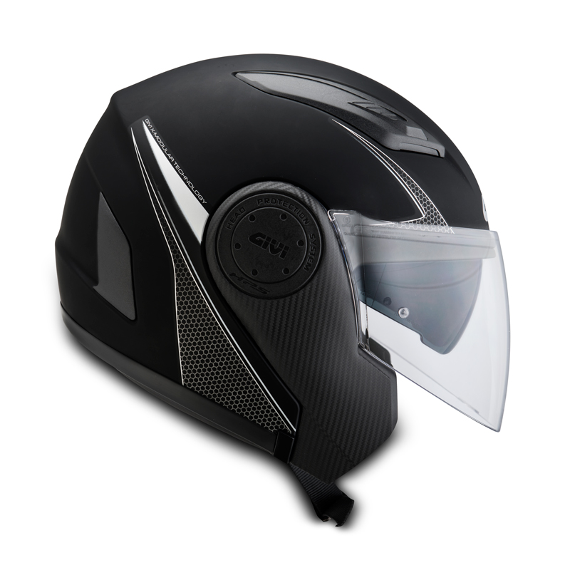 Motorcycle Flip Up Modular Helmet GIVI X09 Modular black matt XS | eBay